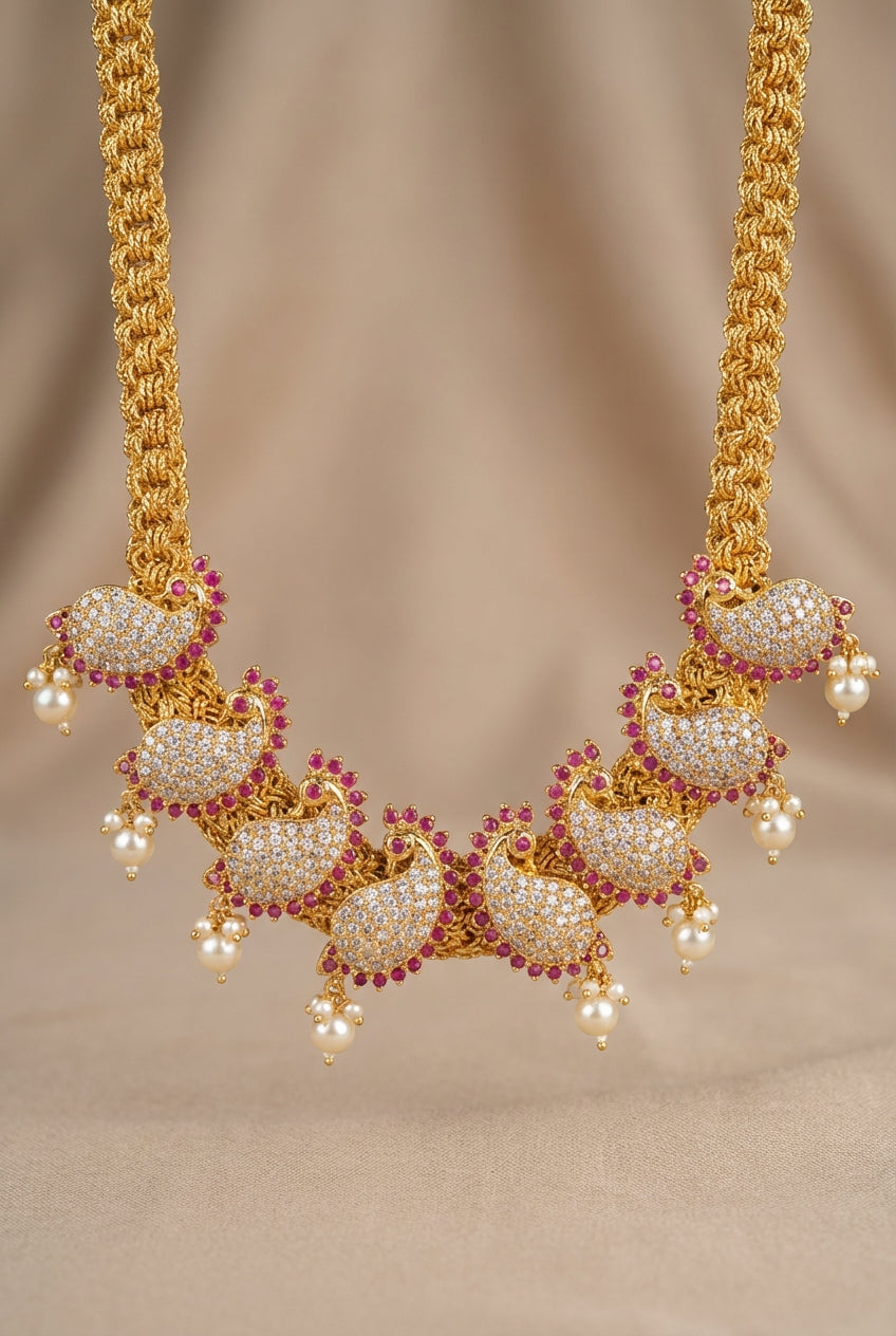Maharashtrian Choker Mango Necklace
