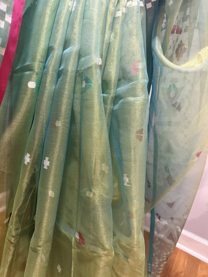 Muslin Silk Jamdani Saree