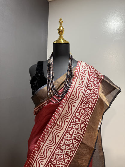 Zari Tussar Saree