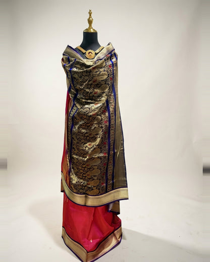 Dagina Peshwai Silk Pink