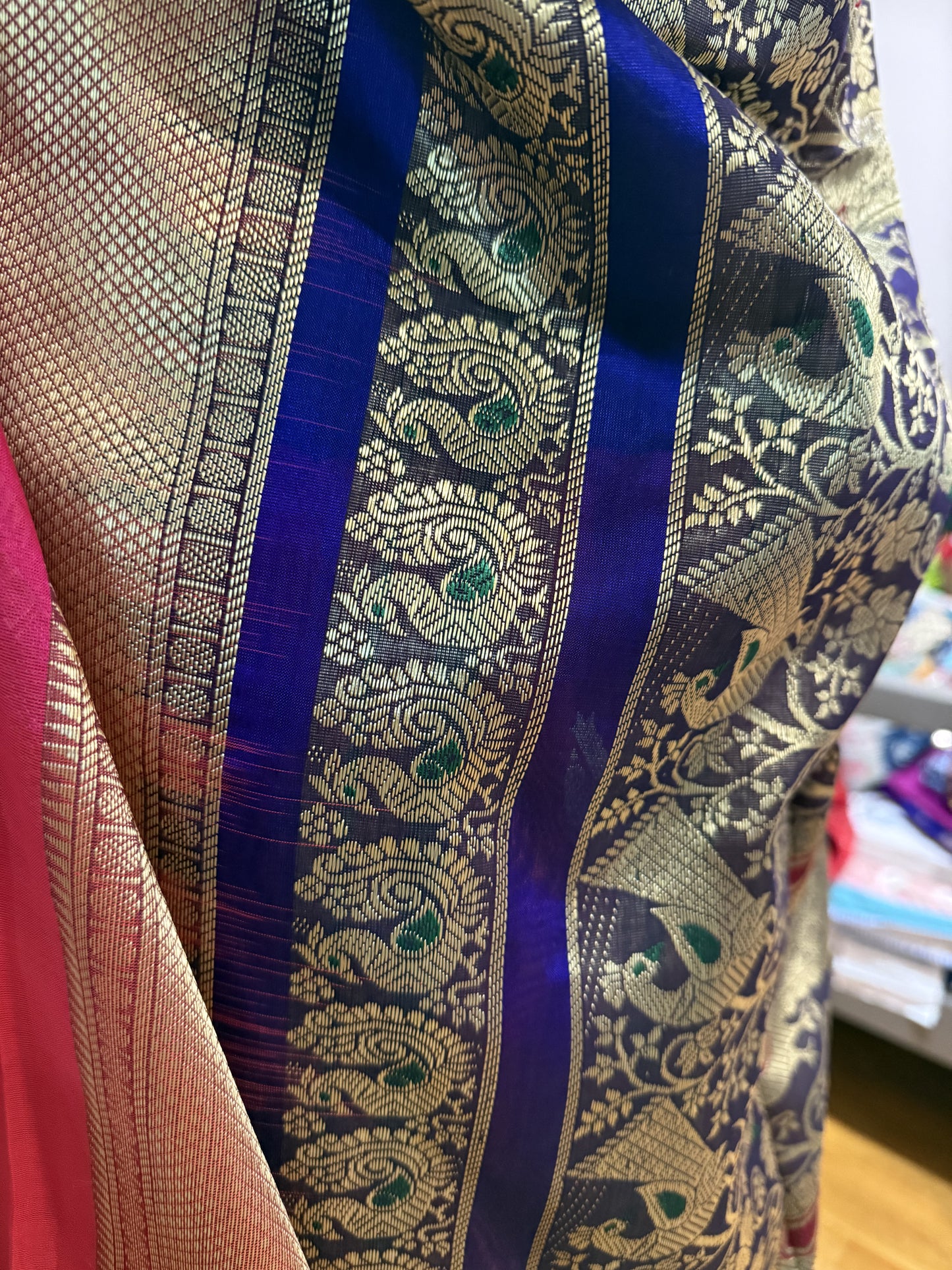 Dagina Peshwai Silk Pink