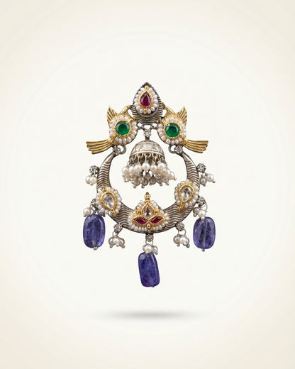 Purple Stone Earring