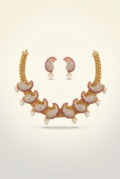Maharashtrian Choker Mango Necklace