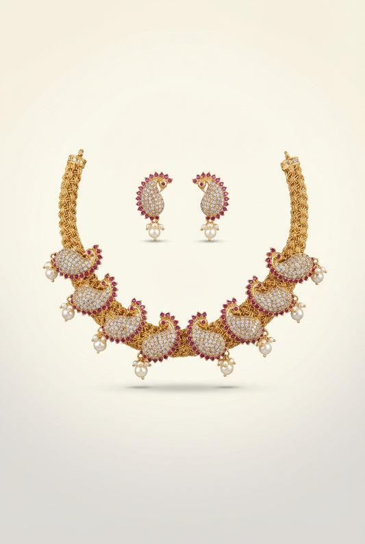 Maharashtrian Choker Mango Necklace
