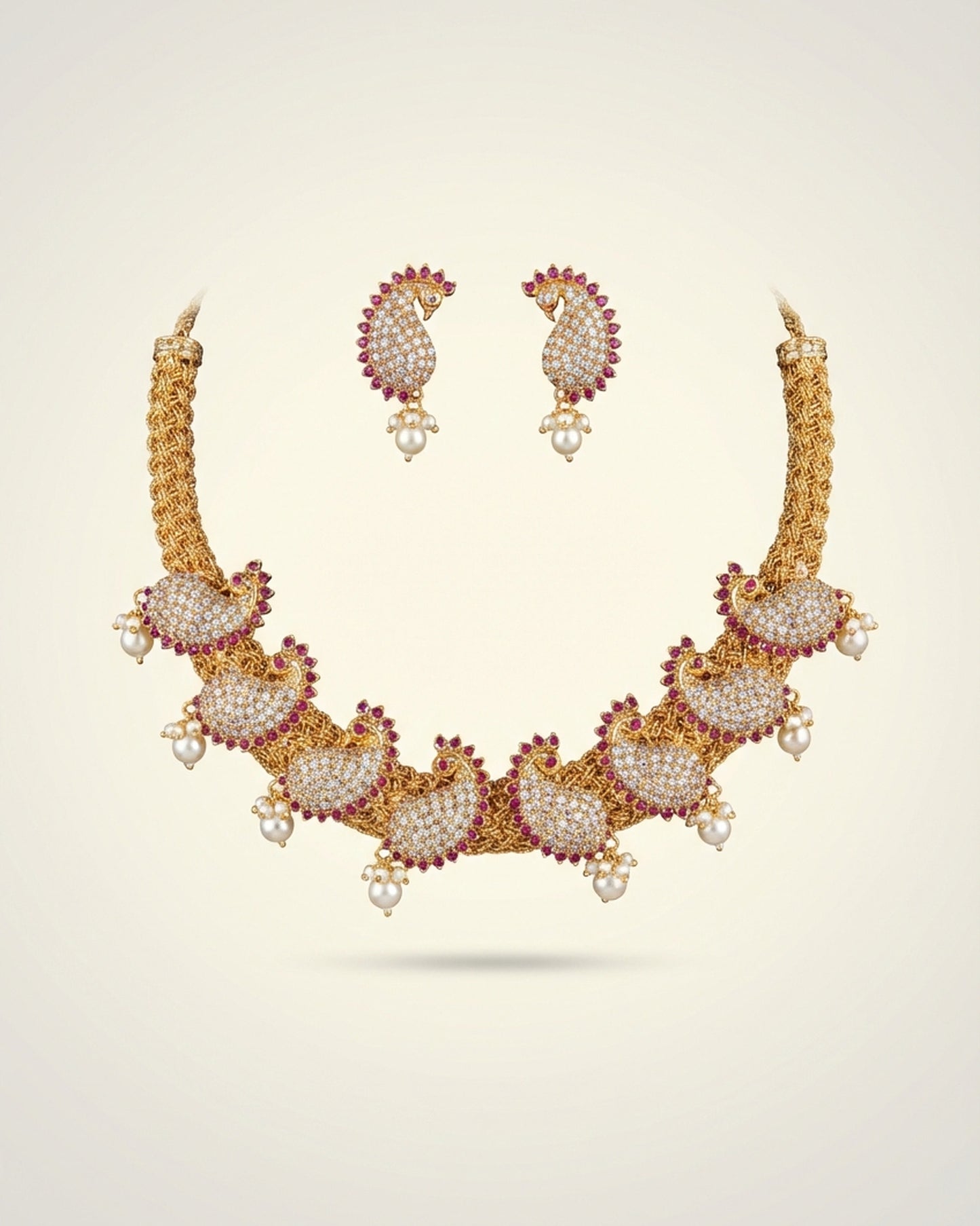 Maharashtrian Choker Mango Necklace