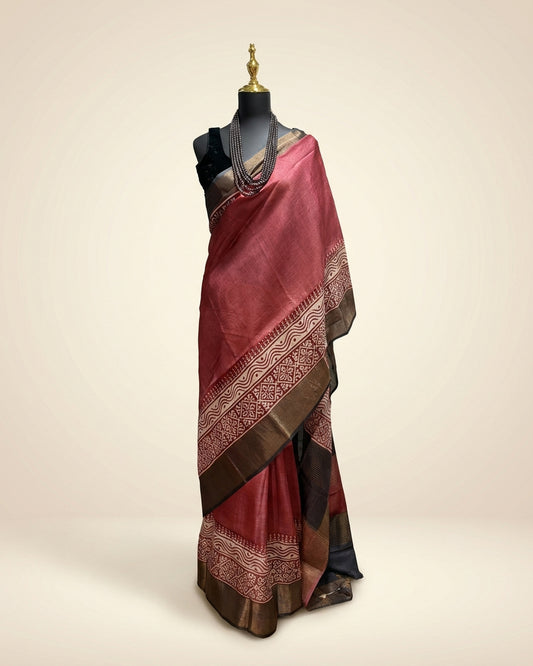 Zari Tussar Saree