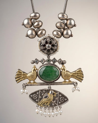 Silver Long Beautiful Pendant