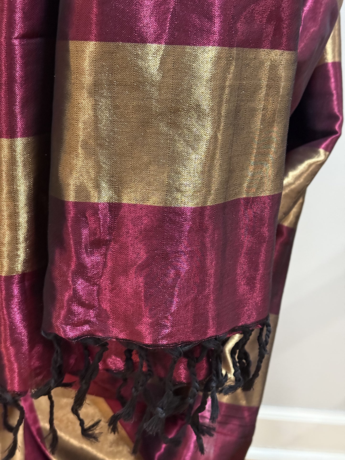 Silk Jacquard Modern Tissue Gold Saree